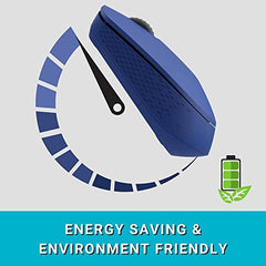Rapoo M100 Multi Device Bluetooth 4.0, 5.0 & Wireless 2.4GHz Mouse, Blue