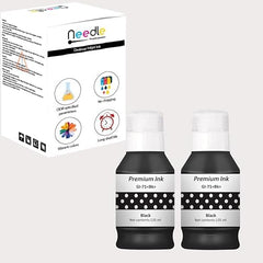 Needle GI 71 Compatible Refill Ink | Made in India | (CMYK 4x1 KG with EazyFill Cap) for Canon Pixma G1020 G2020 G3020 G2060 G3060 G1737 G2770 G3770 G4770 G1730 G2730 G3730 Printers