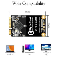 ByteFest SSD 64GB M.2 2242 NGFF SATA III 6 Gb/s Internal Solid State Drive(22x42mm), High Performance, 3D NAND, Upgrade Storage for Laptop and Desktop