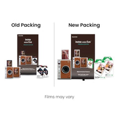 Fujifilm Instax Mini Evo Hybrid Camera Premium Edition with 20 Shots of instax Mini Instant Film - Black