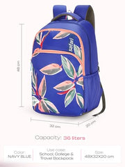 Safari Inkblossom School Bag For Girls, Capacity - 36L, 2 Compartments Backpack For kids