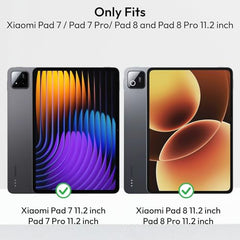 Robustrion Cover for Xiaomi Mi Pad 8/8 Pro/Xiaomi Pad 7/7 Pro 11.2 inch Cover Case with [Pencil Holder], Trifold Flip Case Cover for Xiaomi Pad 7/8 Cover [Auto Sleep Wake] - Black