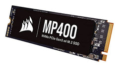 Corsair MP600 CORE 2TB M.2 NVMe PCIe x4 Gen4 SSD (Up to 4,950MB/sec Sequential Read & 3,700MB/sec Sequential Write Speeds, High-Speed Interface, 3D QLC NAND, Built-in Heatspreader) Aluminum