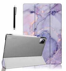 ProElite Cover for Xiaomi Mi Pad 8/8 Pro/Mi Pad 7/7 Pro 11.2 inch Cover, Flip Case Cover with Transparent Back & Stylus Pen [Auto Sleep Wake Support], Black