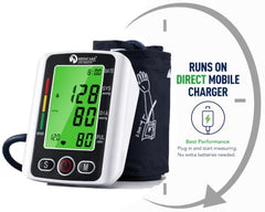 D MEDICARE Automatic Blood Pressure Monitor & Infrared Thermometer Combo Pack | Digital BP Machine & Non Contact Forehead Thermometer | Blood Pressure & Temperature Monitor (COMBO-04)