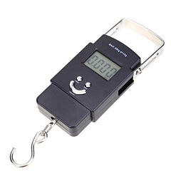 Syga 50 Kg Electronic Balance Digital Fishing Postal Weight Scale Hanging Hook (Black)