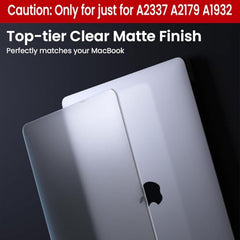 ZORBES® Laptop Cover 13.3 Inch for MacBook Air M1 A2337 A2179 A1932 Mac Book Air 13 Inch Case Compatible with Apple 2020 2019 2018 Release Waterproof Clear Plastic Hard Shell Case Cover Protector
