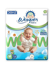 Wowper Easy Pants Baby Diaper | Medium Size Diapers | Diapers with Wetness Indicator | Upto 12 Hrs Absorption | 7-12 Kg | 34 Counts
