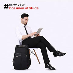 HARISSONS Vervo 40L Waterproof Laptop Backpack for Men & Women | Fits 15.6" Laptop with Sternum Strap, Quick Access Pocket, Detachable Key Holder, Organized Compartments & Raincover (Grey)