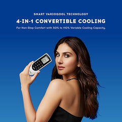 Cruise 2 Ton 3 Star Inverter Split AC with 7-Stage Air Filtration (100% Copper, Convertible 4-in-1, PM 2.5 Filter, Anti-Rust Technology, CWCVBM-VQ1W243, White)