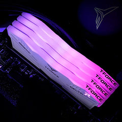 TeamGroup T-Force Delta RGB 2x16GB 6400MHz (6400MT/s) CL40 Black 32GB DDR5 RAM Kit, Desktop Gaming Memory, Metal Heatsink, ARGB Sync, ECC, XMP 3.0/EXPO, For Intel/AMD CPU, High Performance Low Latency