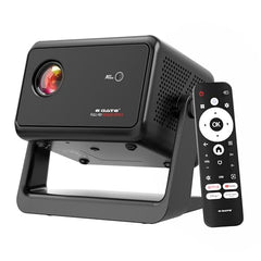 E GATE Atom 3X Projector 4k Ultra HD, Automatic Keystone & Precise Focus, 1080p Native | Rotatable Design | Android 14, Netflix Prime 11,000 Lumens, HDMI-ARC WiFi-6 BT, for Home use Egate