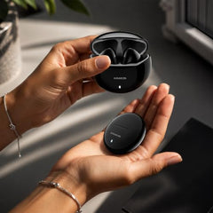 Kratos TW02 Ear Buds Wireless with 60H Playtime, Noise Isolation & Clear Calls, Bluetooth Earbuds with Voice Assistant, Ear Buds with Bluetooth V 5.3 & with Type C Fast Charging, IPX5 TWS Earphones