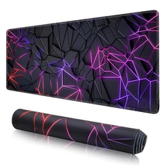Uniquora Large Desk Mouse Mat, Extended Gaming, Office Keyboard Pad, Waterproof Non-Slip Surface, Stitched Edge Anti-Fray Thick Fabric Rubber Base Mat for Home Laptop Study or Work Setup (Gaming)