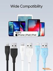 CableCreation Lightning to USB Data Sync Cable [MFi Certified] 0.5 FT