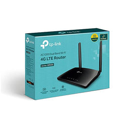 TP-Link TL-MR100 300Mbps 2.4GHz Wireless N 4G LTE, Wi-Fi N300, Plug and Play, Parental Controls, Guest Network, with Nano SIM Card Slot, WiFi Router, Black