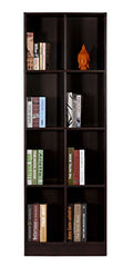 DeckUp Meritus-L 3-Shelf Engineered Wood Book Shelf and Display Unit (Walnut, Matte Finish)