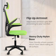 Casa Haus Italia Premium Leatherette Office Chair for Work | Boss Chair, Ergonomic Executive, Luxurious Cushioned Arms & Seat, 2 Point Back Massager, Heavy Duty Metal Base (Burgundy)