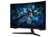 Samsung 32" (80cm) Odyssey G5 2K Curved Gaming Monitor|QHD 2560 X 1440|1000R Curved|165Hz|1ms(MPRT)|300nits|Ports-HDMI,DP,Headphone|DP Cable|HDR10|FreeSync|LS32CG550EWXXL|Black