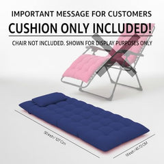 DADDY COOL Multipurpose Extra Long Rocking Chair Cushion for Outdoor and Indoor/Chair pad for Home & Office Chair Filling 18 x 50 Inch Pack of 1 Dark Green (Only Cushion)