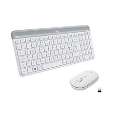 Logitech MK470 Slim Wireless Keyboard and Mouse Combo - Modern Compact Layout, Ultra Quiet, 2.4 GHz USB Receiver, Plug n' Play Connectivity, Compatible with Windows - Graphite