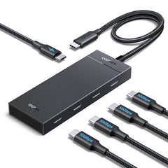 UGREEN USB C Hub with 4×USB C 3.2 Data and 100W PD Power Ports, 10Gbps