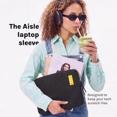 Mokobara The Em Laptop Sleeve Compatible with 14 & 15.6" inch Laptop, MacBook & Notebook | Padded Laptop Compartment with Luggage Sleeve (14 Inch, We Meet Again Sunray (Limited Edition))
