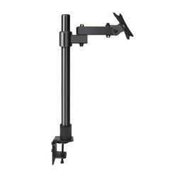 SYGA Monitor Stand Arm Desk Mount Fully Height Adjustable Bracket with C-Clamp & Gronment 180 Tilt Rotation Suitable for 13 to 30 Inch TV and Monitor Screen - Dual Horizontal Stand