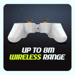 Cosmic Byte Nexus Wireless Controller for PC | Dual Vibration, Sensitive Triggers, Fast Response | Powered by 2 AAA Batteries (Not Included) (Black)
