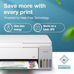 Epson EcoTank L3356 (New Launch) WiFi InkTank A4 Colour Printer, Scanner, Copier for Home & Office, 5760x1440dpi Resolution, Low Printing Cost at just 9 Pais/Black Print & 33 Paise/Colour Print