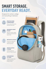 American Tourister Nexa Style 01 | 36L Backpack | Casual Bag | 3 Compartments | School & College Backpack for Men and Women | Olive | 1 Yr Global Warranty