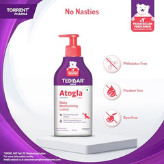 Atogla Baby Lotion 200ml from Tedibar Family | No. 1* Pediatrician prescribed Moisturising Lotion- By Torrent Pharma