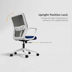 Interio by Godrej Vurv Mesh Mid Back Study Chair