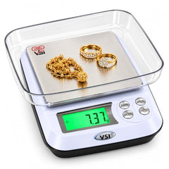 Vinayak Scales 1Kg x 0.01g/10miligram Digital jewellery weighing scale | Gold weight machine digital Portable precision scale for gold, silver, gemstones, medicine, home & lab use