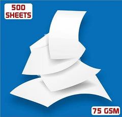 JK Copier Paper - A4, 500 Sheets, 75 GSM, Ream 3