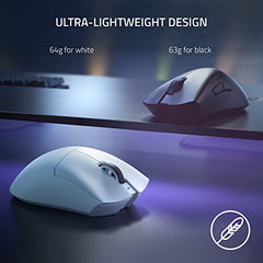 Razer Deathadder Essential - True 6400 DPI Optical Sensor, Wired Ergonomic Form Factor, High Durability, 5 Hyper Response Buttons, 10 Million Clicks RZ01-03850100-R3M1 - Black