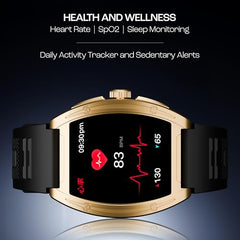 boAt Enigma Radiant Luxury Watch for Man w/1.43"(3.63 cm) AMOLED Display, AOD, Premium Metal Build, Round Dial, 200+Watch Faces, Upto 7 Days Battery Life, Fitness smartwatch for Men (Metal Black)