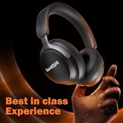 GameSir Newly Launches Echo Plus: Premium Over-Ear Wireless Bluetooth Headphones Deep Bass, Passive Noise Cancellation, Built-in Mic,5 Hours of Music & Talk Time, for Adults Men & Women (White)