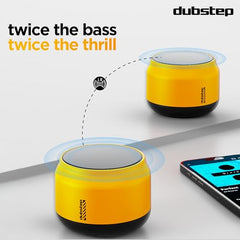 Dubstep Pop 600 Wireless Speaker, 15 Hrs Playtime, 52mm Driver, TWS Pairing, 6W Output Bluetooth Speakers (Grey)