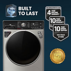 IFB 10Kg 5 Star with Deep Clean Oxyjet Technology, AI Powered, Fully Automatic Front Load Washing Machine (EXECUTIVE PLUS VSC 1014, Steam Refresh Program, Wi-Fi, Eco Inverter, SUS VCM, silver)