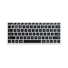SATECHI Slim X3 Bluetooth Backlit Keyboard with Numeric Keypad – Illuminated Keys & Multi-Device Sync – for M2/ M1 MacBook Pro/Air, M2/ M1 iPad Pro/Air, M2 Mac mini, iMac M1 (Silver)