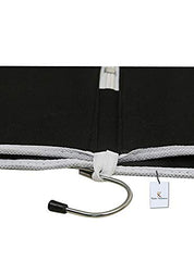 Kuber Industries Pack of 9 Coat Cover | Suit Covers with Zip for Men | Foldable Blazer Bags | Dustproof Storage Bag for Clothes | Grey