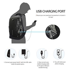Arctic Fox Slope Anti-Theft Backpack (Dark Denim) | 23 Ltr Capacity|Water Resistant | Multipurpose Backpack |Rain Cover|15.6 Inches Unisex Laptop Bag with USB Charging Port