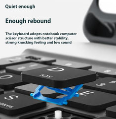 TVASMANI Ultra-Slim Bluetooth Keyboard and Mouse Combo, Black Portable, Rechargeable, Wireless, Compatible with Android Tablet Cell Phone Samsung iPhone iPad