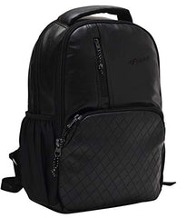 F Gear CEO Brown 25L Medium Laptop backpack Fits upto 16" Laptop faux Artificial Leather Water resistant lightweight, Gifts for Men Women Boys Girls Adults, College/School/Tuition/Travel Bag