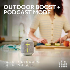 Ultimate Ears WONDERBOOM 4 Portable Waterproof Bluetooth Speaker with Big Bass and 360-Degree Sound, Dustproof Floating Speaker with 40 m (131ft) Range - Enchanting Lilac