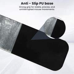 TECPHILE Mouse Pad Wrist Support with Massage Design, Ergonomic Dog Paw Mouse Mat, Pain Relief Memory Foam, Anti-Slip PU Base, Cushion Mousepad Wrist Rest for Gaming, Home, Office, Laptop, Computer