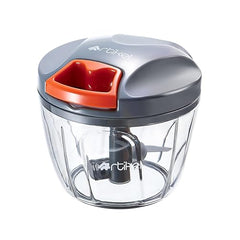 Artikel Manual Chopper & Blender with Storage Lid | Chops Vegetables, Nuts & Fruits | Blends Flour | Egg Beater | Meat Mincer | Large - 900 ml + Vegetable Peeler (Combo Pack)