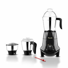 Butterfly Jet Elite 750 Watt Mixer Grinder with 3 Jars | 3 Leakproof Stainless Steel Jars | ABS body | Grey | 2 Years Manufacturer's Warranty