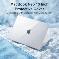 Verilux MacBook Neo Case Compatible A3404 13 Inch Transparent Hard Shell